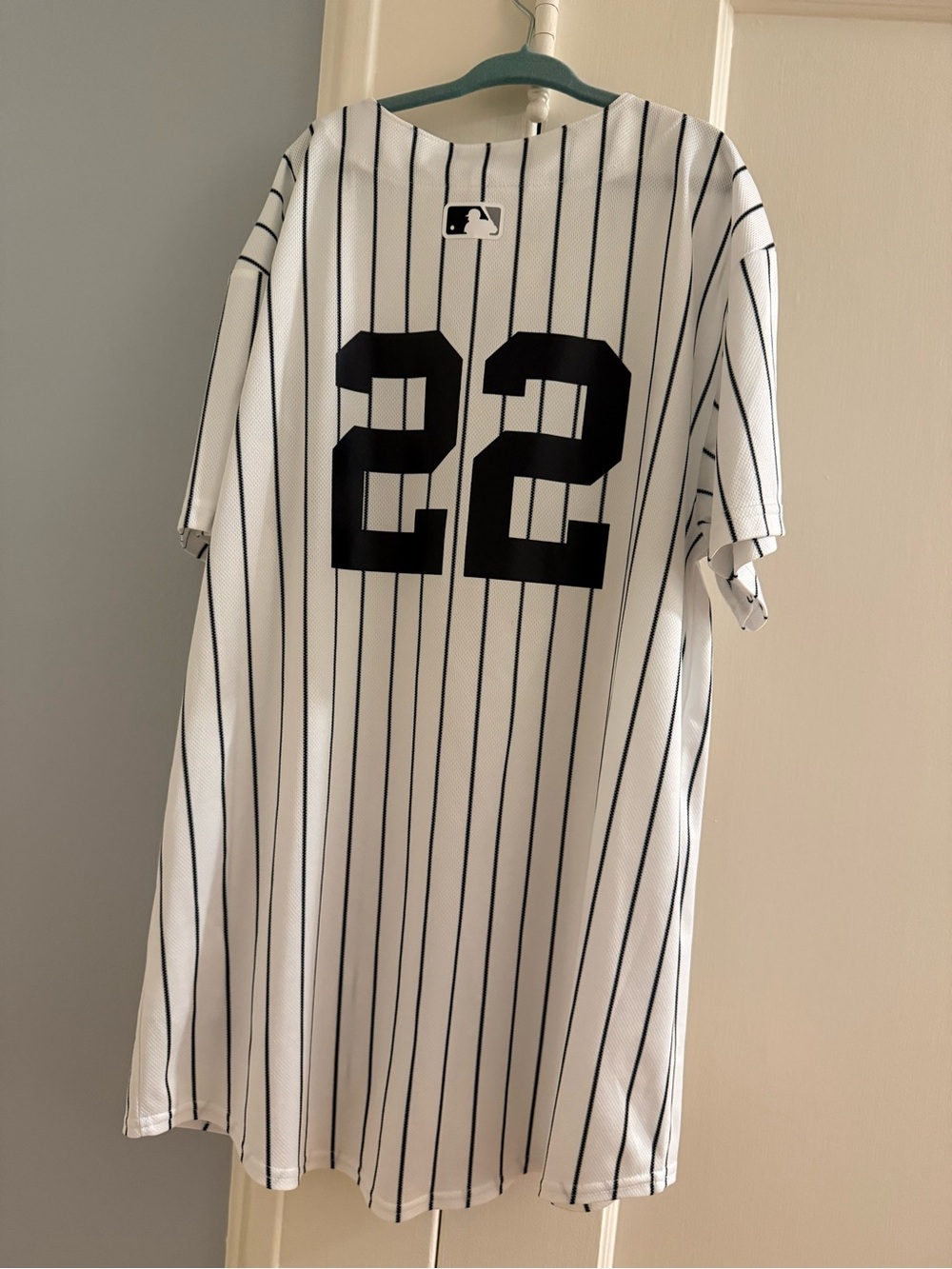 Kids L Yankees Jersey 22 Ben Rice (previously Soto) 14-16